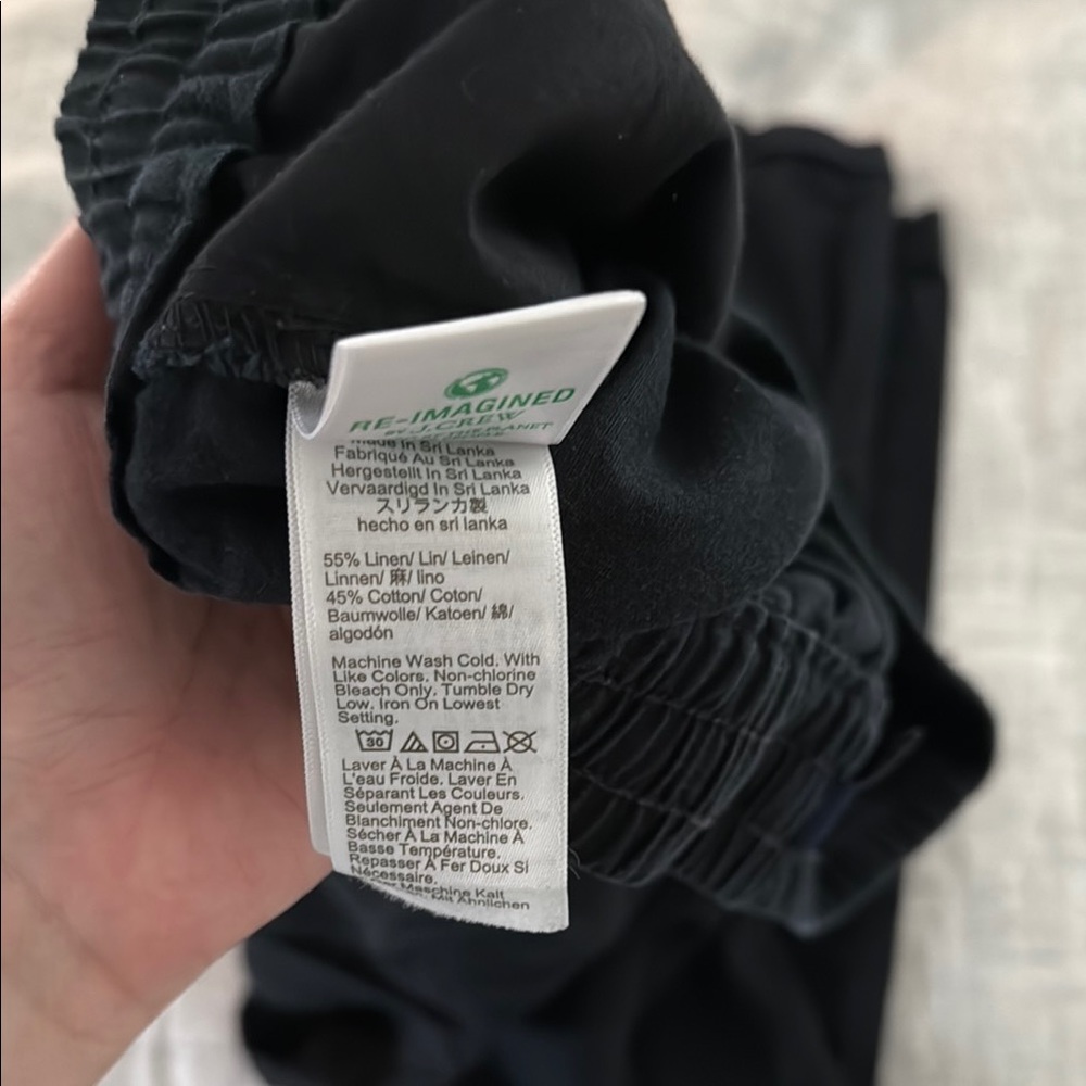 J. Crew Black Elastic Waist Ankle Pants - Picture 4 of 5